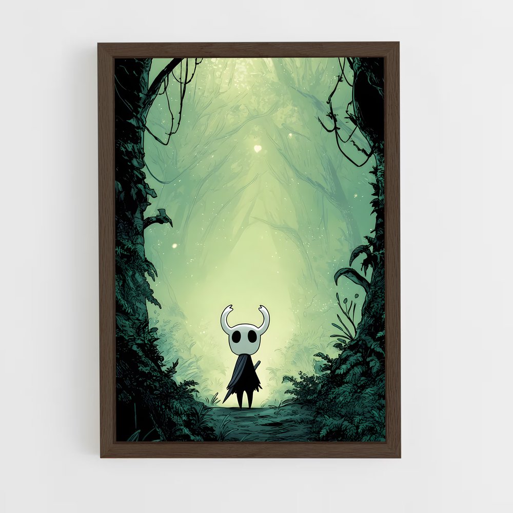 Poster L'Explorateur des Ombres – affiche Hollow Knight (vue 5)